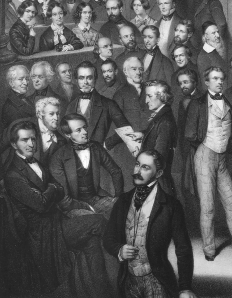 Waitz und Jacob Grimm im Plenum der Nationalversammlung 1848